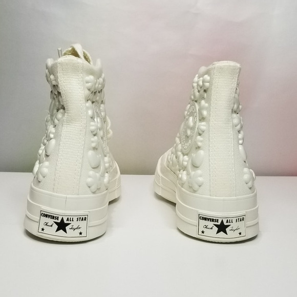 Converse Women's Chuck 70 3D Charms Size 9 Egret #A06434C NWT - Picture 3 of 7